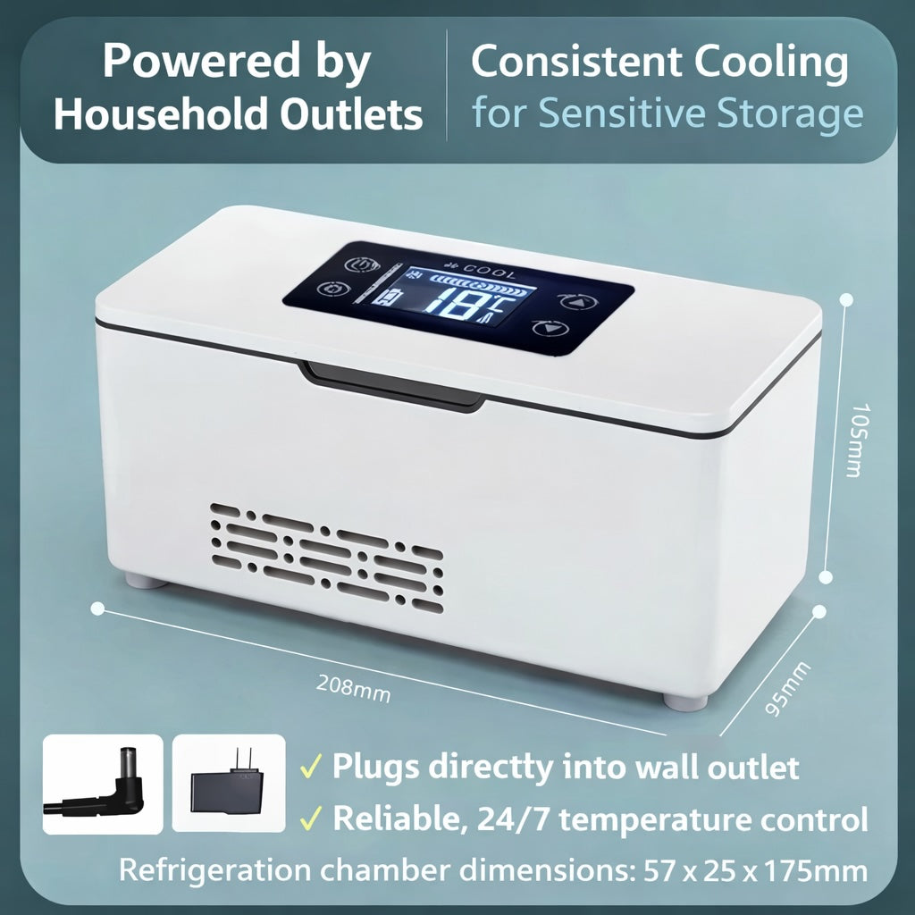 Temperature-Controlled Medical Storage Fridge